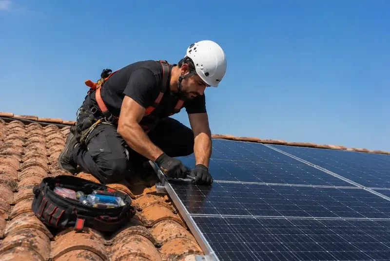 Maintenance et monitoring de panneaux solaires à Auby