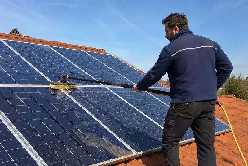 Nettoyage et entretien de panneaux solaires à Auby